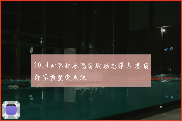 2014世界杯冰岛备战动态曝光 赛前阵容调整受关注