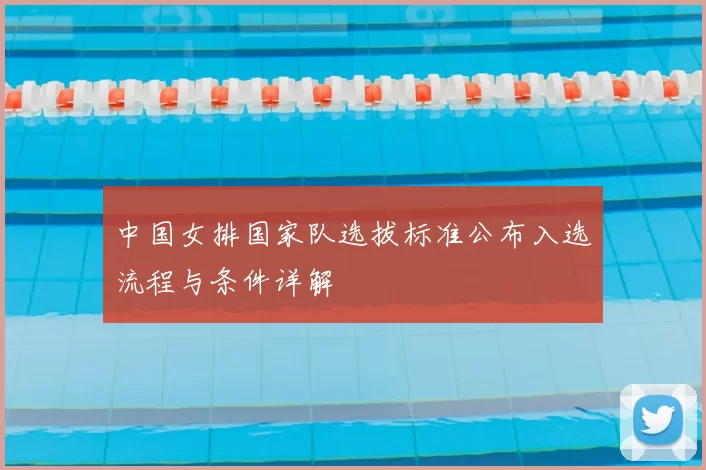 中国女排国家队选拔标准公布入选流程与条件详解